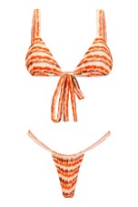 Orange Striped Pattern