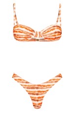Orange Striped Pattern